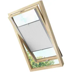 KS Handel 24 Dachfensterplissee Faltrollo Thermo verdunkelnd - Rollos für Velux Fenster, einfach zu montieren und bieten optimalen Sichtschutz. Dank der stufenlosen Positionierung bleibt die Funktionalität Ihres Fensters erhalten.
