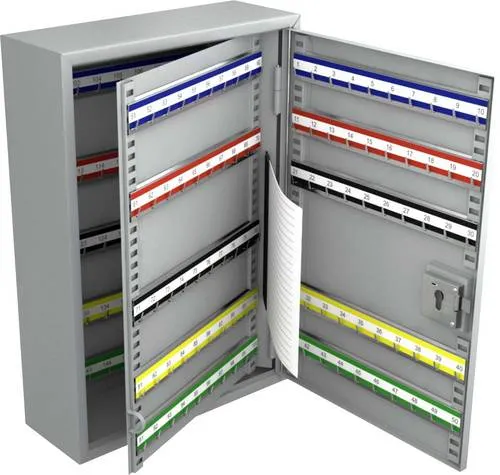 BASI Schlüsselkasten SS 100 PZ 2171-0150 - 150 Haken - Sicherheitstechnik - Robuster Schlüsselkasten aus Stahlblech mit 150 Haken, ideal für die sichere Aufbewahrung von Schlüsseln in Unternehmen und Organisationen.