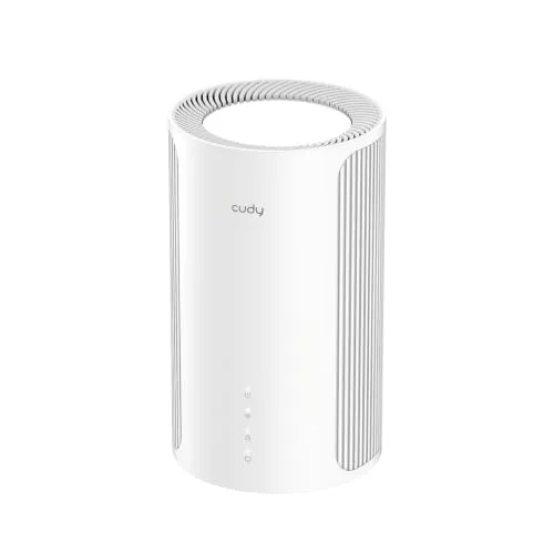 Cudy BE6500 2.5G WLAN 7 Highspeed Mesh, 100 m², M6500 1-Pack | 5765 + 688 Mbit/s Dual-Band-WLAN 7, 1x 2,5 GbE + 3x GbE, nahtloses Mesh, VPN-Server und -Client, MLO, 200 Geräte, App-Cloud