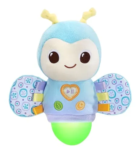 VTech Baby Beruhigende Geräusche Glühwürmchen, Beruhigendes Babyspielzeug mit Lichtern, Naturgeräuschen Musik und Schlafliedern, Farben und Texturen für sensorisches Spielen, Geschenk ab 0, 3, 6, 9