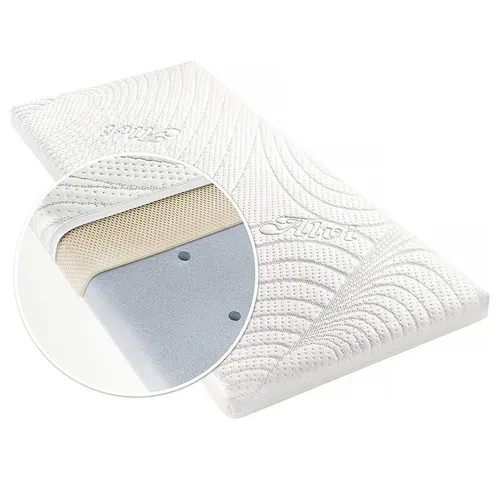Alvi Matratze für Beistellbett & Wiege Tencel & Dry - 90x40 cm - Matratzen für Babybetten, atmungsaktive und allergikergeeignete Babymatratze mit Funktionsbezug, ideal für ein gesundes Schlafklima und hohe Sicherheit.