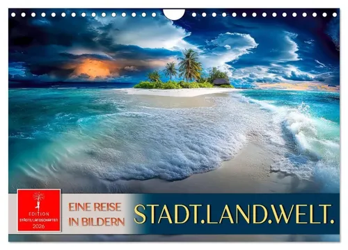 Peter Roder | Stadt.Land.Welt. - Wandkalender 2026 - Erleben Sie eine visuelle Weltreise mit beeindruckenden Bildern. Der Kalender bietet 14 Seiten voller Inspiration und ist perfekt für Ihr Zuhause oder als Geschenk.