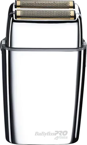 BaByliss PRO 4Artists Doppelfolienrasierer FOILFX02 chrom - Hochleistungsrasierer mit 11000 Klingenbewegungen pro Minute, kabellos und kabelgebunden einsetzbar, ideal für perfekte Ergebnisse