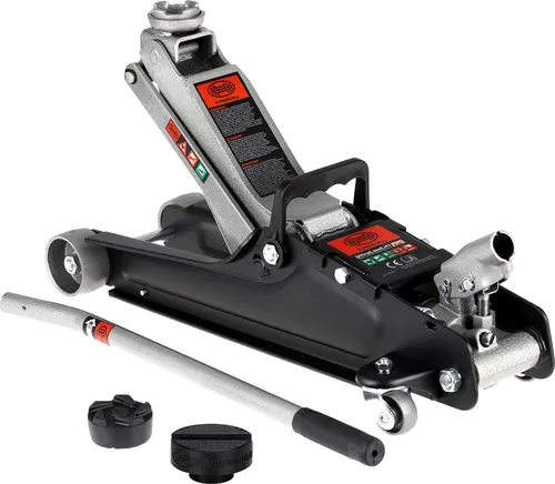 HEYNER Rangierwagenheber 2,25t mit Gummiauflage & Tasche – Premium Qualität - Robuster Rangierwagenheber für bis zu 2,25t, ideal für den professionellen Einsatz. Mit verstärkter Gummiauflage und praktischer Tragetasche. Max. Hubhöhe von 38 cm für vielseitige Anwendungen.