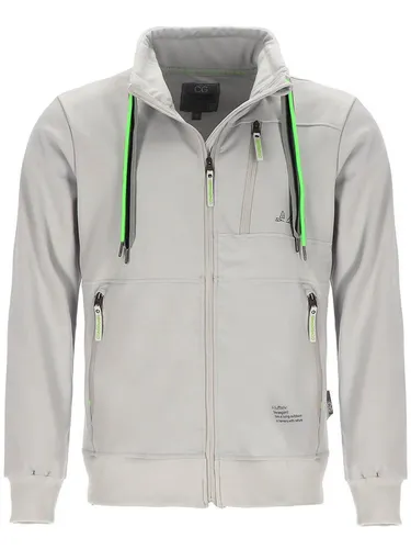 Coastguard Herren Sweatjacke mit Stehkragen - Funktionsjacke mit wasserdichtem Reißverschluss und verstellbarem Kordelband, ideal für Outdoor-Aktivitäten und Freizeit, schützt vor Wind und Kälte.