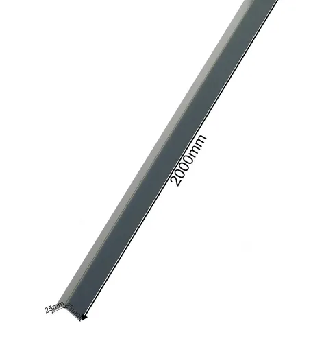 Schutzwinkel 20x20mm Alu-Winkelblech Eckwinkel Kantenschutz in anthrazit RAL7016