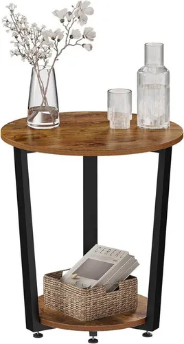 Woltu Couchtisch mit 2 Ablagen