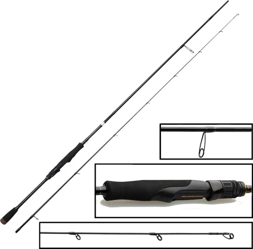 Savage Gear SG2 Light L Game 1,98m Spinnrute - Angelrute für das Kunstköderangeln, perfekt ausbalanciert mit erstklassigem Feingefühl und ergonomischen EVA-Griffen für optimalen Komfort.