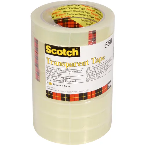 Klebefilm 550 19mmx66m transparent SCOTCH 5501966 von 3M