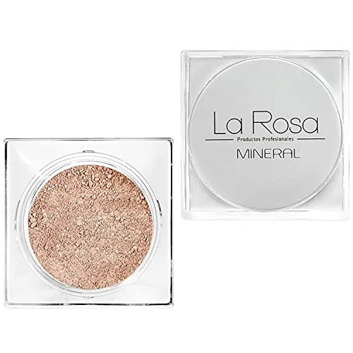 LaRosa MINERAL FOUNDATION Nr. 53 MEDIUM BEIGE – Für helle bis mittlere Haut mit warmem Unterton – Honigfarbener Teint – Puder & Grundierung – Vegan, Talkfrei – 4,5 g