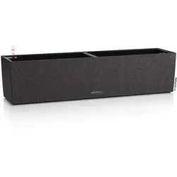 Lechuza Blumenkasten Balconera Stone 80 graphitschwarz von Lechuza