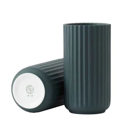 Lyngby Porcelæn Lyngby Vase H20.5 cm in grün von Lyngby Porcelæn