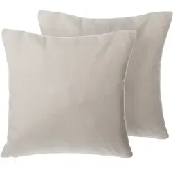 Produktbild Beliani Dekokissen, Beige, Textil, 45x45 cm, Wohntextilien, Kissen, Dekokissen