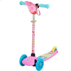 Peppa Pig 77760 Tretroller Rosa Rosa One Size - Rosa