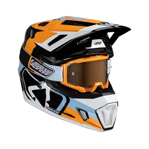 Leatt Helm Kit Moto 7.5 V25 Orange in orange von Leatt