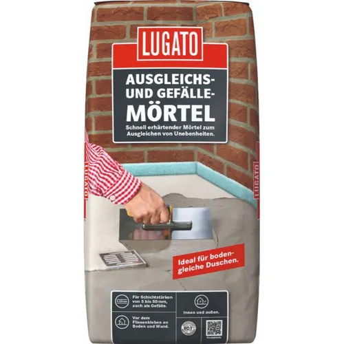 Lugato Ausgleichs- und Gefällemörtel 25kg – Ideal für Fliesenarbeiten
