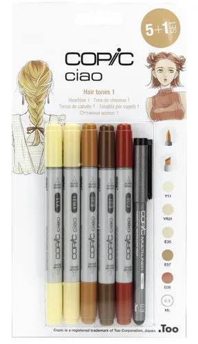 COPIC Marker ciao 5+1 Set 