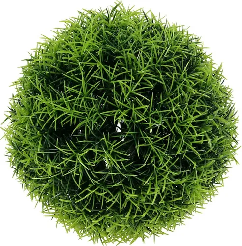 Produktbild Grüne Deko Gras-Kugel künstlich Ø18cm Tischdeko Fensterbank