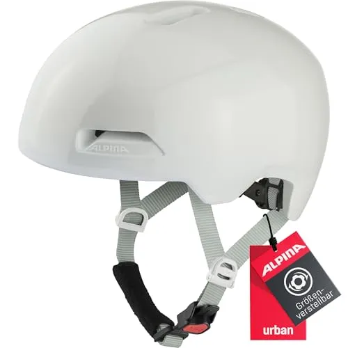 Alpina HAARLEM - Leichter Urban Fahrradhelm für Erwachsene - Fahrradhelme mit robuster 3-Shell Außenschale und individuellem Verstellsystem für optimalen Sitz. Ideal für Sicherheit und Komfort beim Urban Cycling.