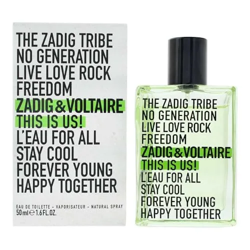 Zadig & Voltaire This is Us! L`Eau Eau de Toilette 50 ml - Unisex Düfte, eleganter Duft mit hohem Sex-Appeal für besondere Anlässe und alltägliche Verführung.