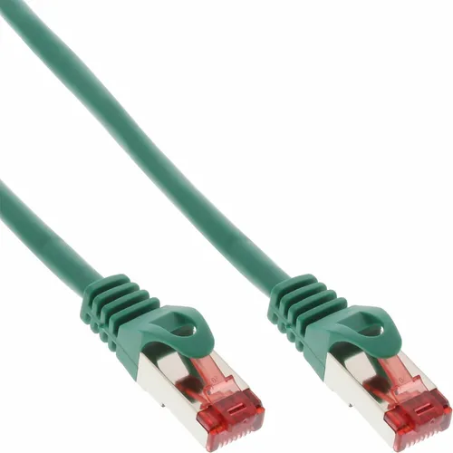 InLine® Patchkabel S/FTP (PiMf) Cat.6 250MHz PVC Kupfer grün 1,5m