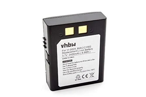 vhbw 1x Akku kompatibel mit PSC Falcon 4400, 2150, 4420, 4410 Barcodescanner POS (2400 mAh, 3,7 V, Li-Ion)