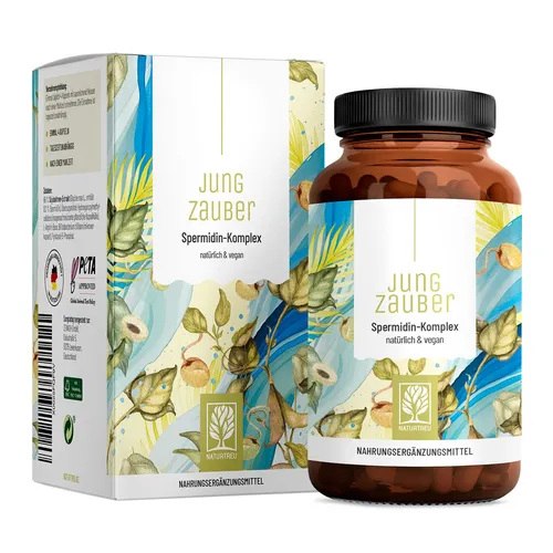 Spermidin Komplex L-Arginin Bifidobakterien 120 Kapseln Jungzauber NATURTREU®