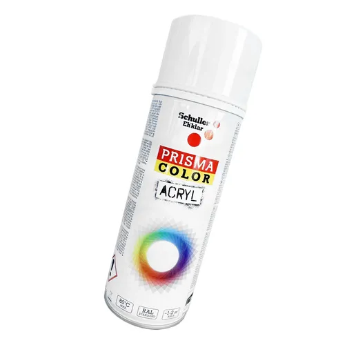 Lackspray Acryl Sprühlack Prisma Color RAL 9016 verkehrsweiß, 400ml