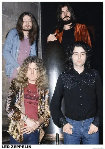 Poster LED ZEPPELIN - Col Group 1972 ca60x85cm NEU 15325