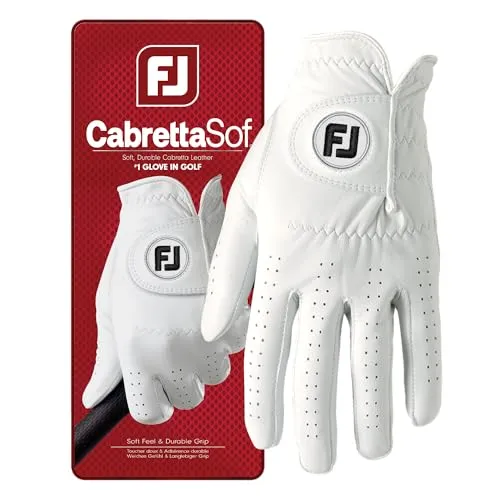 FootJoy Cabrettasoft Golfhandschuh Damen LH Pearl White von FootJoy