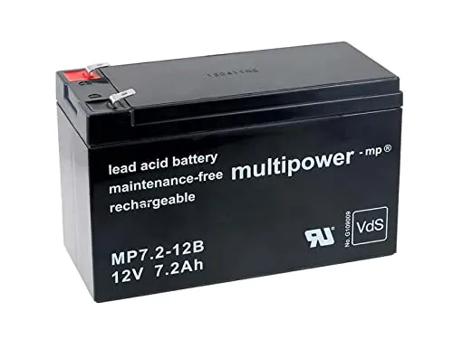Powery Ersatzakku für APC Back-UPS BE550G-GR - Kamera-Akkus: 7200 mAh Bleiakku für zuverlässige Stromversorgung und Schutz vor Datenverlust während Stromausfällen.