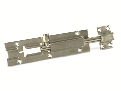 Masterproof Professional Edelstahl Schieberiegel Sicherheits - Türriegel Bolzenriegel 150 Mm Mit Schlaufe