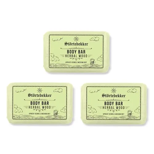 Störtebekker® Premium Body Bar Herbal Wood – Feste Duschseife für Männer - Erlebe die kraftvolle Reinigung mit der festen Duschseife, die sanft Peeling-Effekte bietet und die Haut gründlich pflegt. Handgefertigt, vegan und mit einem erfrischenden Duft – ideal für den täglichen Gebrauch.