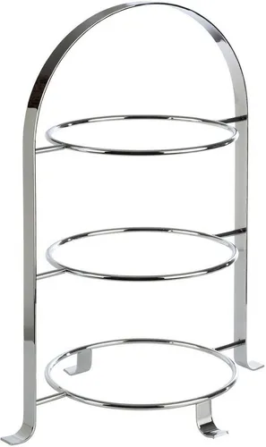 APS Serviergestell – elegante Etagere für 3 Teller in silber von APS