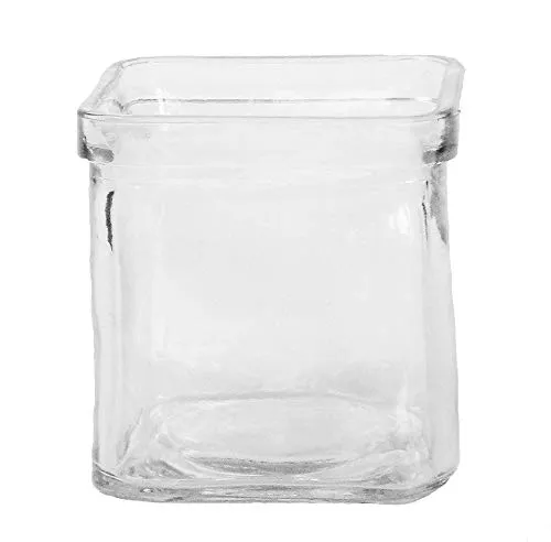 WINDLICHT 7,5CM CUBE RUSTIC 116-8 in beige von Sandra Rich