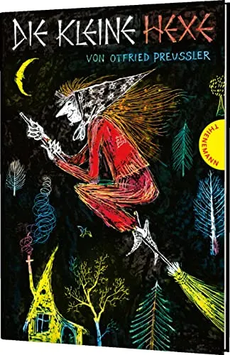 Die kleine Hexe: Die kleine Hexe: Kinderbuch-Klassiker ab 6, gebundene Ausgabe schwarz-weiß illustriert