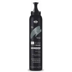 Lisap RE.FOAM Color Mousse intensiv-grau 200 ml - Temporäre Farbmousse für volles, geschmeidiges Haar. Verleiht Glanz, pflegt und deckt Grautöne ab. Einfache Anwendung für einen gleichmäßigen Farbton bis zur nächsten Wäsche.