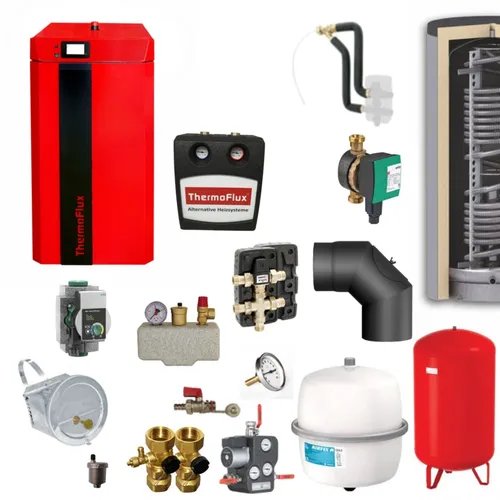 ThermoFlux Holzvergaser Pid Logic Lambda Plus | 25 kW | Komplettset 5