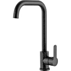 Wasserhahn Simply Küchenarmatur Graphit 10718 - Bad- & Duscharmaturen, elegante und moderne Mischbatterie mit schwenkbarem Auslauf für komfortables Abwaschen und geringere Kalkablagerungen durch speziellen Perlator.