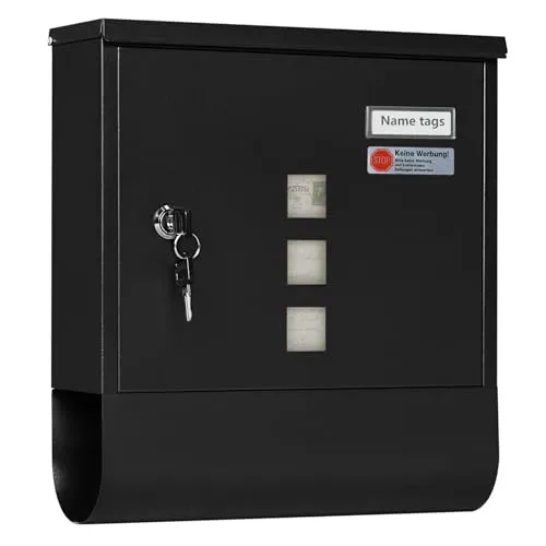 Briefkästen Schwarz von WOLTU