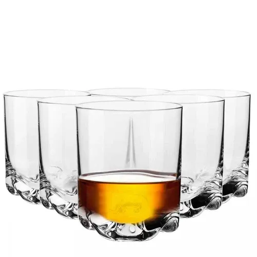 Krosno Mixology Gläser Set für Whisky und Brandy | 6-teilig | 330ml