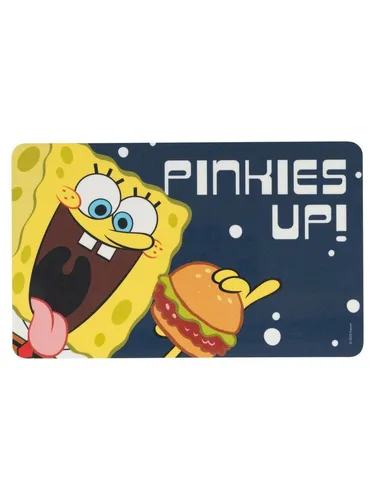 United Labels® Frühstücksbrett Spongebob Schwammkopf Brettchen Pinkies Up! Schneidebrettchen, Resopal