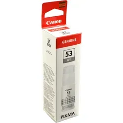Canon Nachfülltinte 4708C001 GI-53GY - 60ml grau Originaltinte für Pixma G 550/G 650, langlebig und ideal für regelmäßiges Drucken