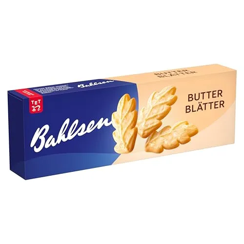Bahlsen Butterblätter - 1er Pack - Buttergebäck in Blattform (1 x 125 g)