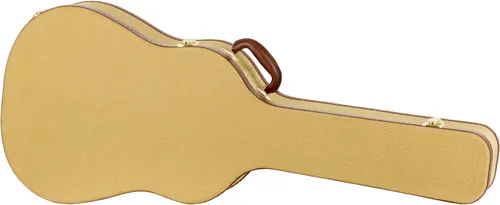 Shaman Westerngitarre Koffer Hardcase Tweed - Akustikgitarren-Koffer mit schockabsorbierender Außenhülle und gepolstertem Innenraum für optimalen Schutz Ihrer Dreadnought-Gitarre im stilvollen Retro-Look.