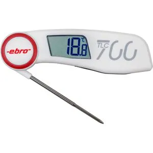 ebro TLC 700 Einstichthermometer - Einstichthermometer (HACCP) mit einem Messbereich von -30 bis +220 °C, wasserdicht (IP 65) und ideal für präzise Temperaturmessungen in der Lebensmittelindustrie.