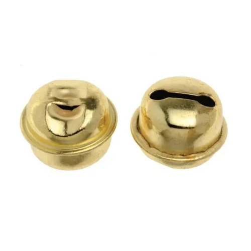 Glorex Rollenglöckchen 22 mm goldfarben, 6 Stück  Bastelmaterial