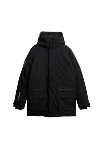 Superdry Parka mit Stehkragen in Black, Größe L von Superdry