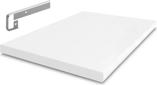 Arbeitsplatte für Küchenmöbel 40x60cm / 28mm dick Weiß Furnify