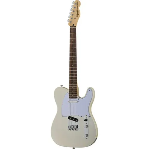 Squier Affinity Tele Olympic White - E-Gitarre in Olympic White; ideal für Einsteiger mit hochwertigem Pappel-Korpus und Ahorn-Hals; vielseitige Klangmöglichkeiten dank Ceramic Single-Coil Tonabnehmer.